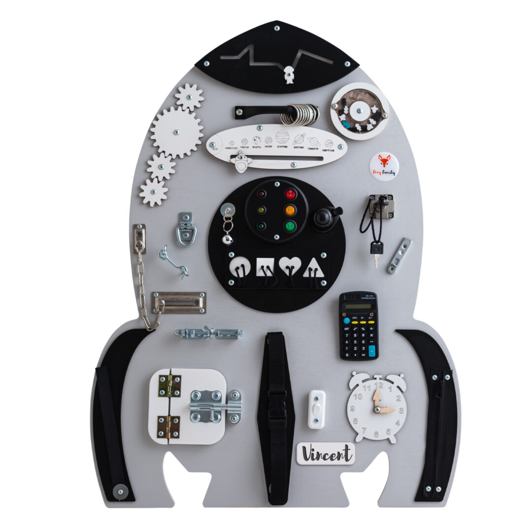 tablica manipulacyjna foxy family Rakieta kosmos personalizowana